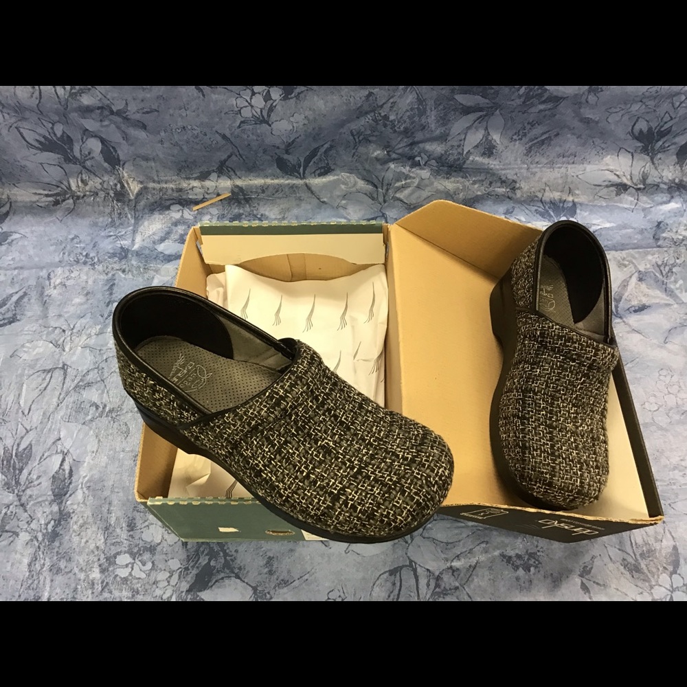 Dansko Professional Art Palette Black/Gray/Gold- 42/10